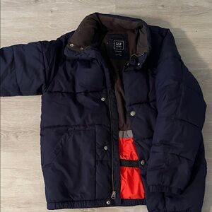 GAP Boy’s Blue Puffer Jacket - primaloft luxury down alternative